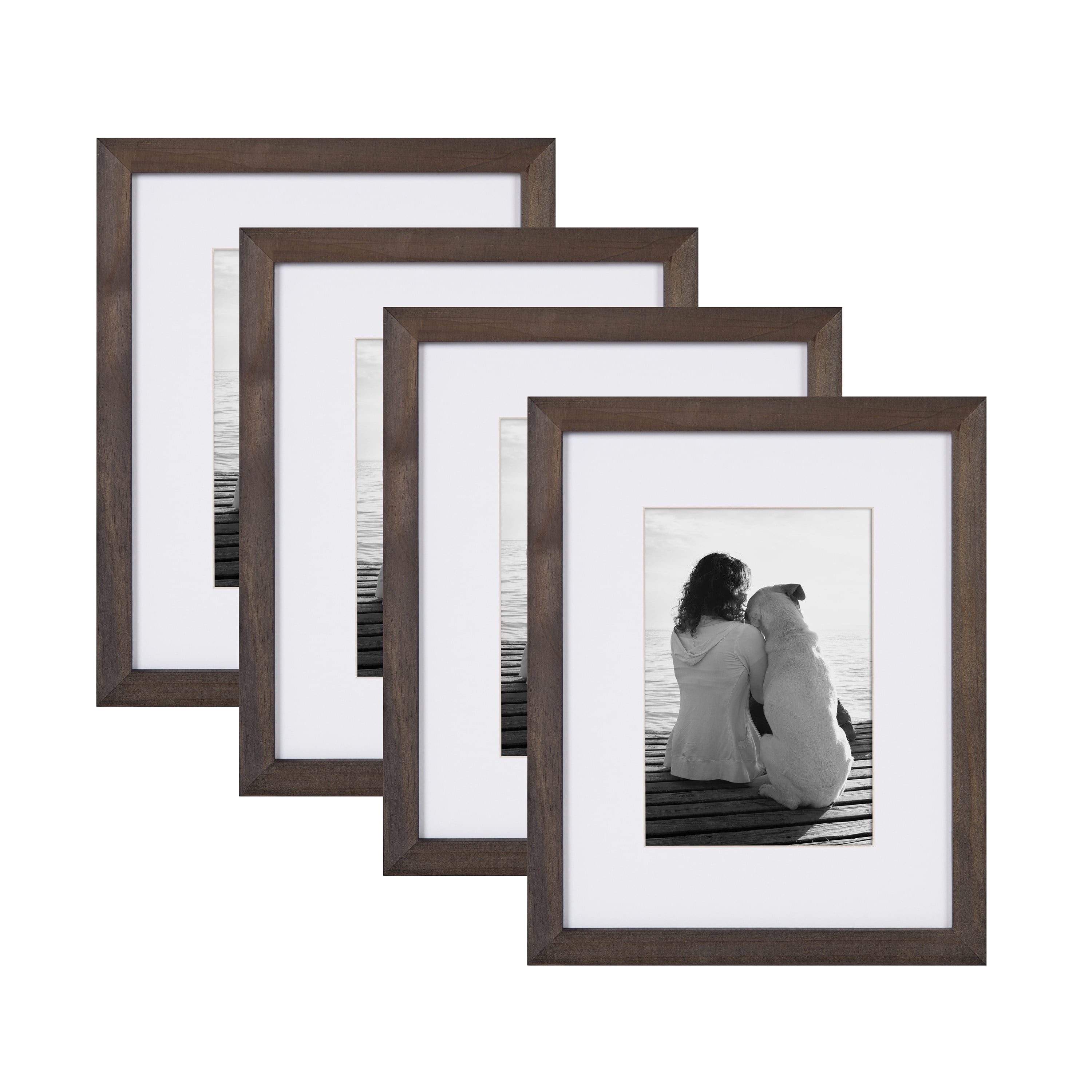 Lot Of 5 NEW Matching Wood Picture Frames for 3.5x5” Photos WALL COLLAGE 