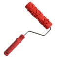 thumbnail image 1 of Sonducket Herramienta de cepillo de rodillo de pintura de flores Empaistic de decoración de pared DIY de 7 con mango Sombreros Rojo EG289T, 1 of 6