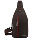thumbnail image 1 of Bolso bandolera, bolso de viaje para hombro en el pecho, bolso de día informal, para hombre y mujer, con orificios para auriculares, resistente al agua, 1 of 5