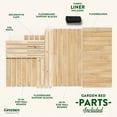 thumbnail image 4 of Greenes Fence 48" x 24" x 31" (3/4" Thick) Premium Cedar Elevated Garden Bed, 4 of 10