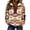 STP35-Multicolor, variant on Women's Rust Tribal Sweatshirt Aztec Graphic Quarter Zip Fleece Pullover Stand Collar Western Warm Casual Outdoor Tops Multicolor,XL