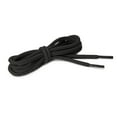 thumbnail image 2 of INSPIRE CHIC Unisex 1/5" Thick 2 Pairs Round Shoelace for Casual Sneakers Black 90cm / 35.43", 2 of 4