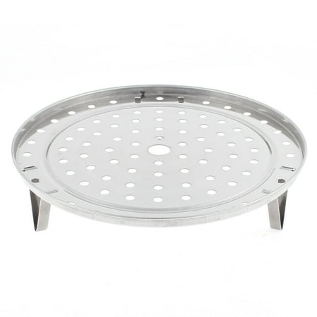 Cooking Essentials Stool - Unique Bargains Kitchen Stainless Steel Round Cooking Food Steamer Rack 235mm Dia for Home Essential