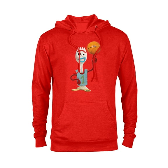 Disney Toy Story Forky Basketball - Pullover Hoodie for Adults - Customized-Red