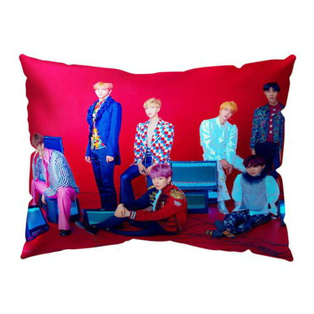 TURNTABLE LAB BTS Pillowcase | Kpop Bangtan Boys [Love Yourself 結 Answer] 50x30CM Pillowcase with One Sided Pattern | Best Gift for The