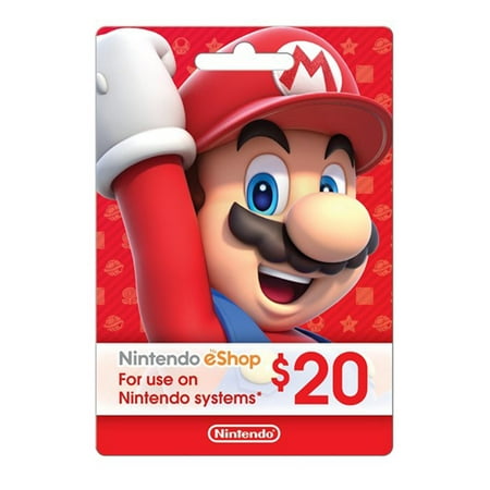 $20 Nintendo eShop Mario, Nintendo, 799366445845