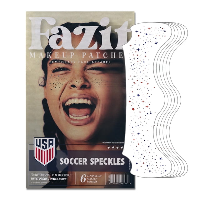 Parches de maquillaje Fazit World Cup con motas impermeables