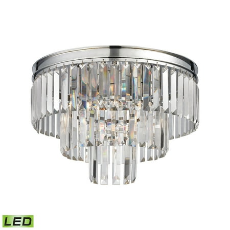 

Elk Home Palacial 19 Wide 3-Light Semi Flush Mount - Polished Chrome