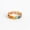 Sterling Silver, variant on Rainbow Sapphire Heart Ring, Sterling Silver Full Eternity Band Ring.