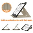 thumbnail image 5 of ELEHOLD Leather Protective Case for Kindle Scribe 10.2 inch (2022 Release), Multi-Angle Kickstand 360° Rotating Swivel Stand Anti-Slip Strip Full-body Protective Shockproof Cover, Gray, 5 of 8
