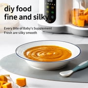 Baby Food Maker, Multifunction Baby Food Processor Chopper Grinder Steamer Puree Blender Mill One Step, with Bottle Warmer, Auto Cooking & Grinding & Touch Control Panel, for Healthy Homemade