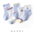 thumbnail image 1 of Girls Socks Floor Socks Summer Socks Cartoon Thin Breathable Autumn Cartoon Fashion 5Pcs Clothes, 1 of 2