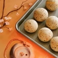 thumbnail image 5 of CHEFMADE 15-inch Baking Sheet Pan, Non-Stick Carbon Steel Rimmed Cookie Sheet Pan for Oven Roasting Meat Bread Jelly Roll Battenberg Pizzas Pastries 10.6" x 15.6" x 1" (Champagne Gold), 5 of 8