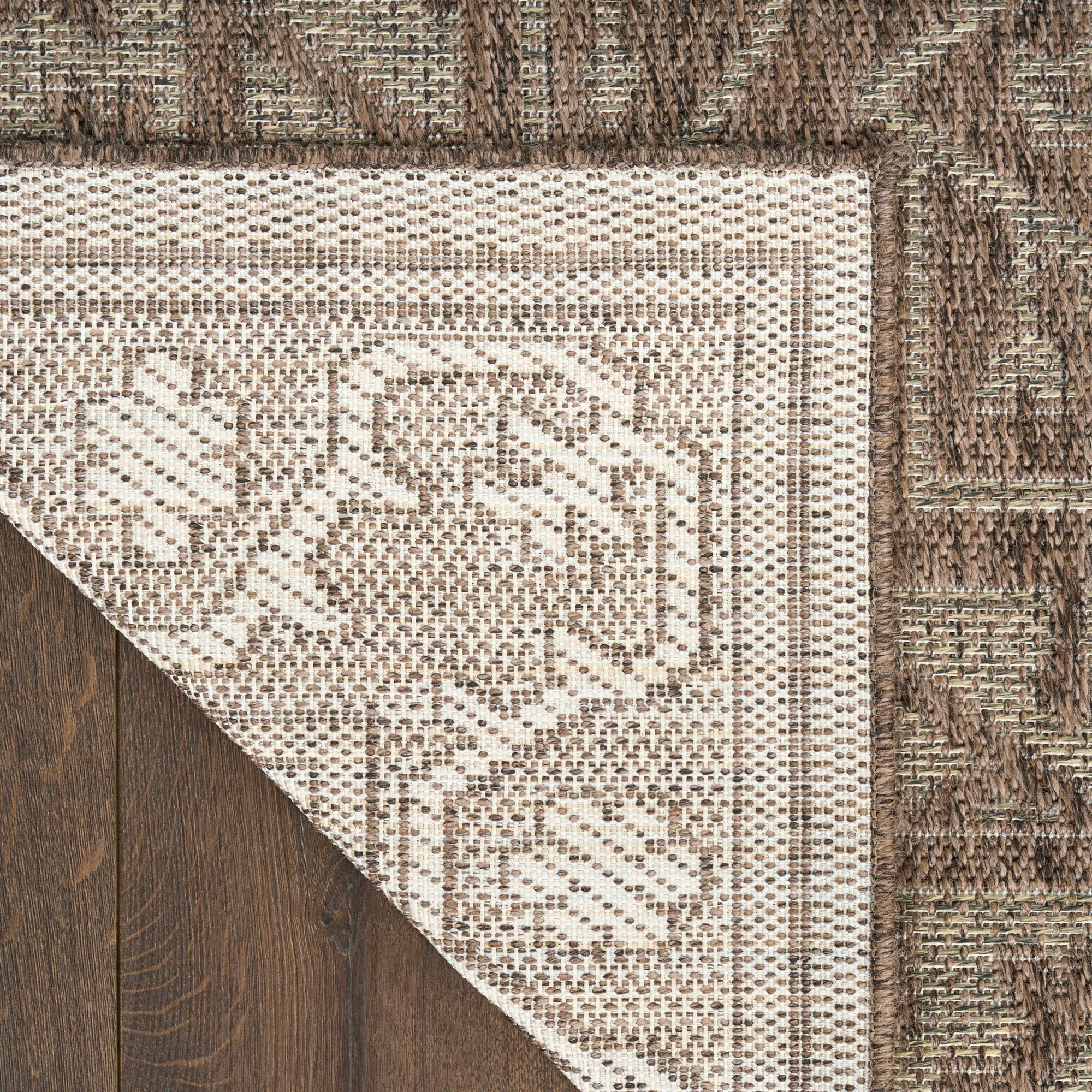 Nourison Tulum 8' x 10' Brown Indoor/Outdoor Rug