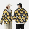 thumbnail image 6 of Kdxio Moon Bear Print Women Men Sun Protection UPF 50+ Jackets Zip Up Long Sleeve Hoodie Hiking Lightweight with Pockets, 6 of 8