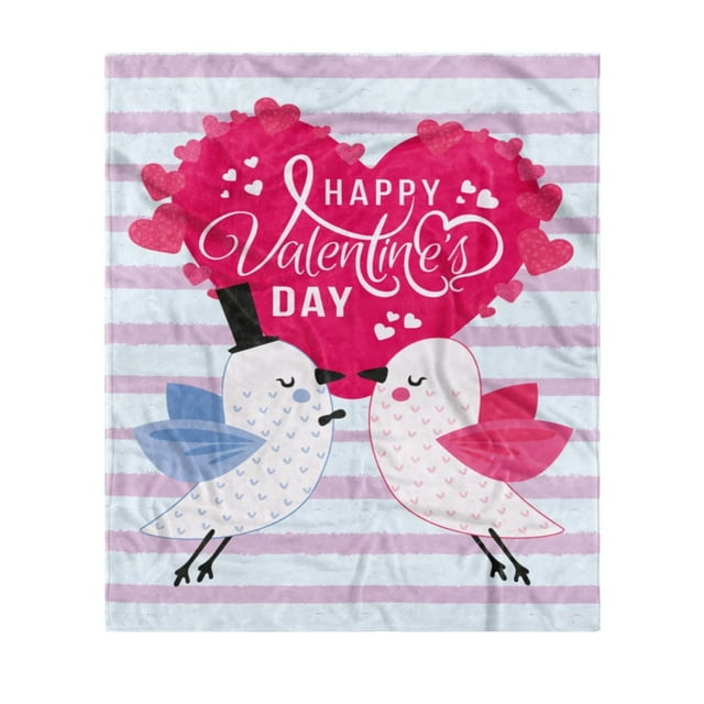 Liquidation! Couverture de la Saint-Valentin Couverture Décorative en Flanelle Couverture de Climatisation Couverture Jetée