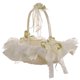 thumbnail image 4 of Cesta de la niña de la flor de la boda,Cestas de niña de flores para bodas,Almohada del portador de la cesta de la flor de satén,Regalos de pétalos de niña de flores,Cesta de la ceremonia, 4 of 7