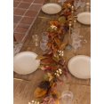 thumbnail image 6 of 6.8FT Thanksgiving Leaf Garland With Pumpkin and Pine Cone, Hanging Autumn Decor for Door, Wall, Staircase, Porch, Balcony, Fireplace, Fall Indoor Decor, 6 of 9