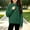Army Green # Girls Sweatshirts, variant on Falkdiz Long Sleeve Sweatshirts for Girls Warm Outdoor Pullover Winter 1/4 Zipper Casual High Neck Solid Color Girls Shirts Travel Army Green , Size: 120