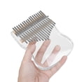 thumbnail image 1 of Acrylic Kalimba Thumb Piano Crystal Transparent 17-tone Finger Piano Student Beginner Musical Instrument, 1 of 8