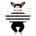 thumbnail image 3 of YunPes Infant Baby Bat Outfits My 1st Halloween Bodysuit Bat Winged Long Sleeve Jumpsuit with Hat Newborn Funny Party Role Play Family Photos, 3 of 6