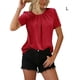 thumbnail image 5 of Camiseta holgada Sonducket mujer informal verano rojo L, 5 of 6