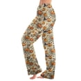 thumbnail image 3 of Trgacdwlo Halloween Fleece Pj Pants Women Pumpkin Funny Graphic Pajama Pants Fuzzy Fall Winter Warm Womens Lounge Pants, 3 of 7