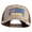 Khaki Brown, variant on US Air Force Veteran with Flag Embroidered Low Profile Special Cotton Mesh Cap - Black OSFM