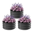 thumbnail image 2 of Edtara Outdoor Galvanized Raised Garden Bed Set Includes Three 2x2x1 Ft Metal Round Planters, Heavy Duty Construction With Open Bottom Design for Healthy Roots and Easy Assembly, 2 of 6