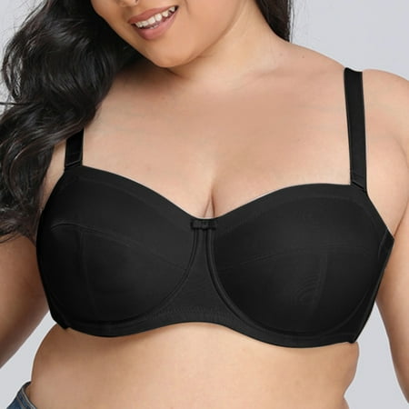 2025 Clearance Under 10 Dollars  Women s Strapless Bra Full Figure Wirefree Push Up Bras Seamless Multiway Convertible Straps