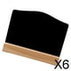 thumbnail image 1 of 6x Tablero Publicitario Rectangular, Tablero para Alimentos, Soporte de Mesa, Pizarra, de Doble Cara, de 6 piezas, 1 of 10