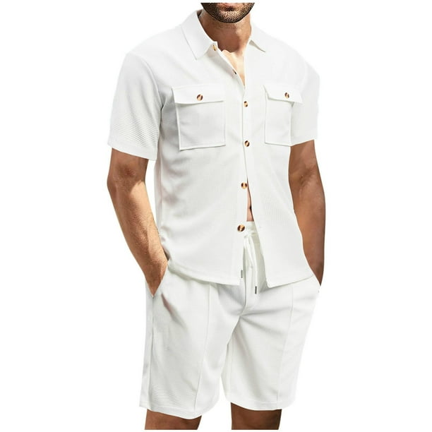 Eres Más Que una Camisa de Puntuación de Prueba de Color Sólido Casual con Cuello, Bolsillo con Botones de Manga Corta