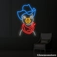 thumbnail image 3 of Glowneon Goose Cowboy Neon Sign, Cowboy Goose LED Sign, Animal LED Light, Kid Room Décor, 3 of 5