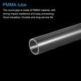 thumbnail image 4 of Unique Bargains Tuyau Acrylique Transparent Tube Rond Rigide 30mm ID 40mm OD 6 Pouces pour Lampes et Lanternes Système de Refroidissement par Eau, 4 of 6