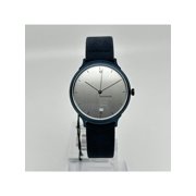 Mondaine Helvetica No1 38mm PVD Steel Silver Dial Quartz Watch MH1.L2210.LD