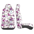 thumbnail image 3 of Yiaed Violets Flowers Print Car Seat Covers,Universal Auto Seats Protector Fits for Car,SUV Sedan,Truck,Automotive Seat Covers & Accessories(Two packs), 3 of 7
