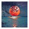 thumbnail image 2 of 5D DIY diamante pintura lago puesta de sol completo redondo diamante mosaico hogar Likrtyny decoración de arte, 2 of 9