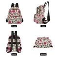 thumbnail image 4 of FORMRS Mini Backpack Purse for Women Travel Daypack Casual Shoulder Bag, Pink Flowers, 4 of 7