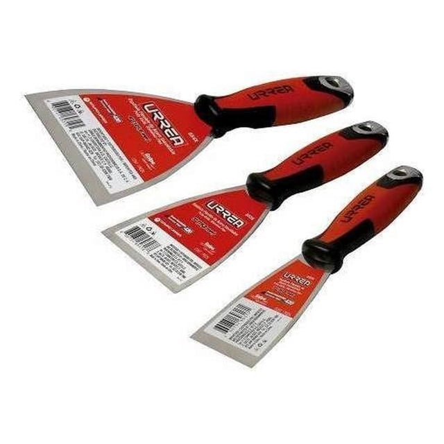 Juego De 3 Espátulas Flexibles De Acero Inoxidable Urrea Urrea 6500X
