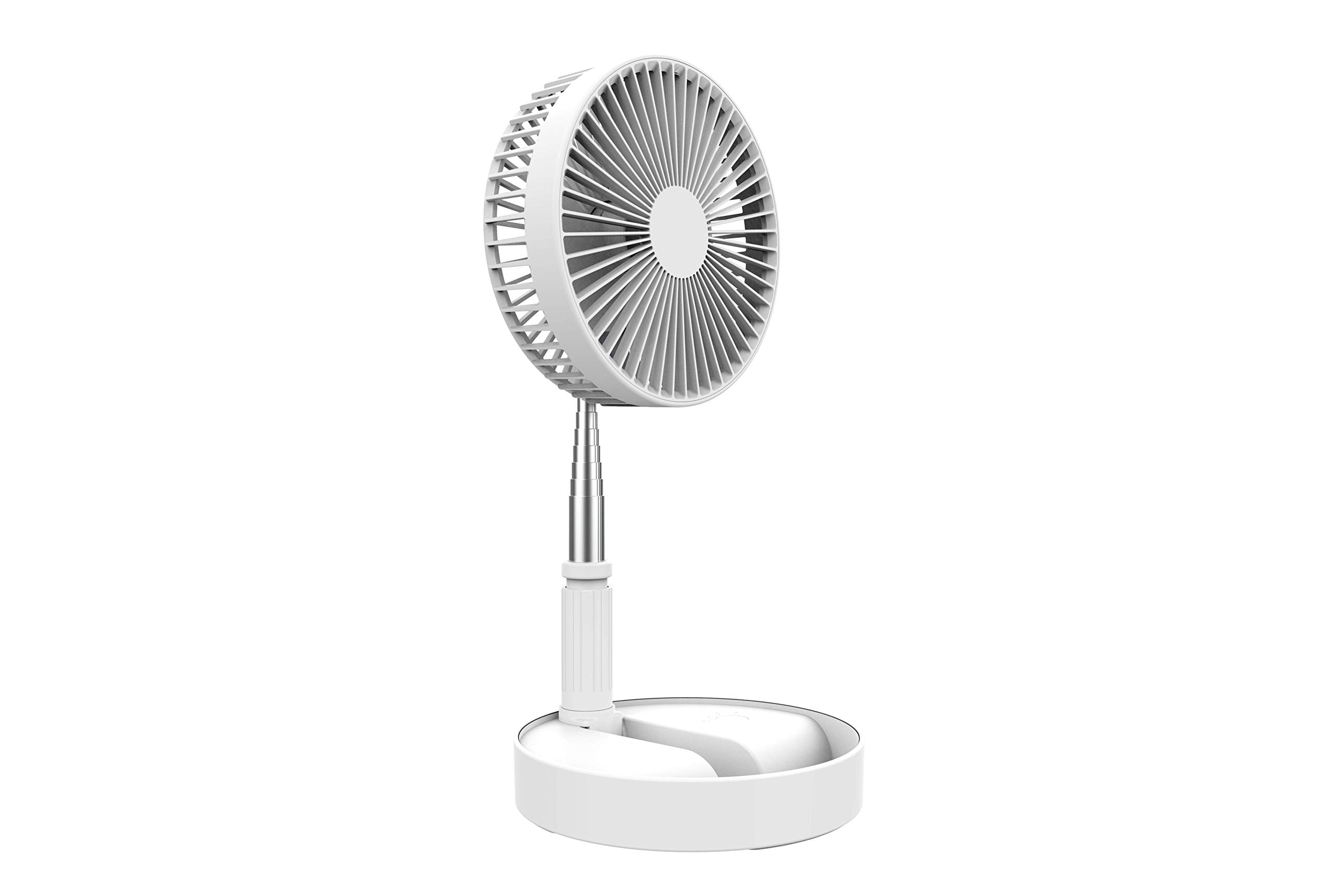 Portable Folding Telescopic Fan, a foot cooler that can be stored, an allinone multifunction