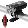 thumbnail image 1 of USB Rechargeable 800 Lumen LED Bike Light with Tail Light and Secure Tool Free Mount, 1 of 7