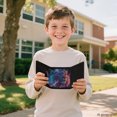 thumbnail image 7 of Chririnla Children's Wallet Neon Lightning Lion Print Lightweight Trifold Card Wallet for Sports, Elastic Polyester Compact Kids Trifold Wallet, 7 of 7