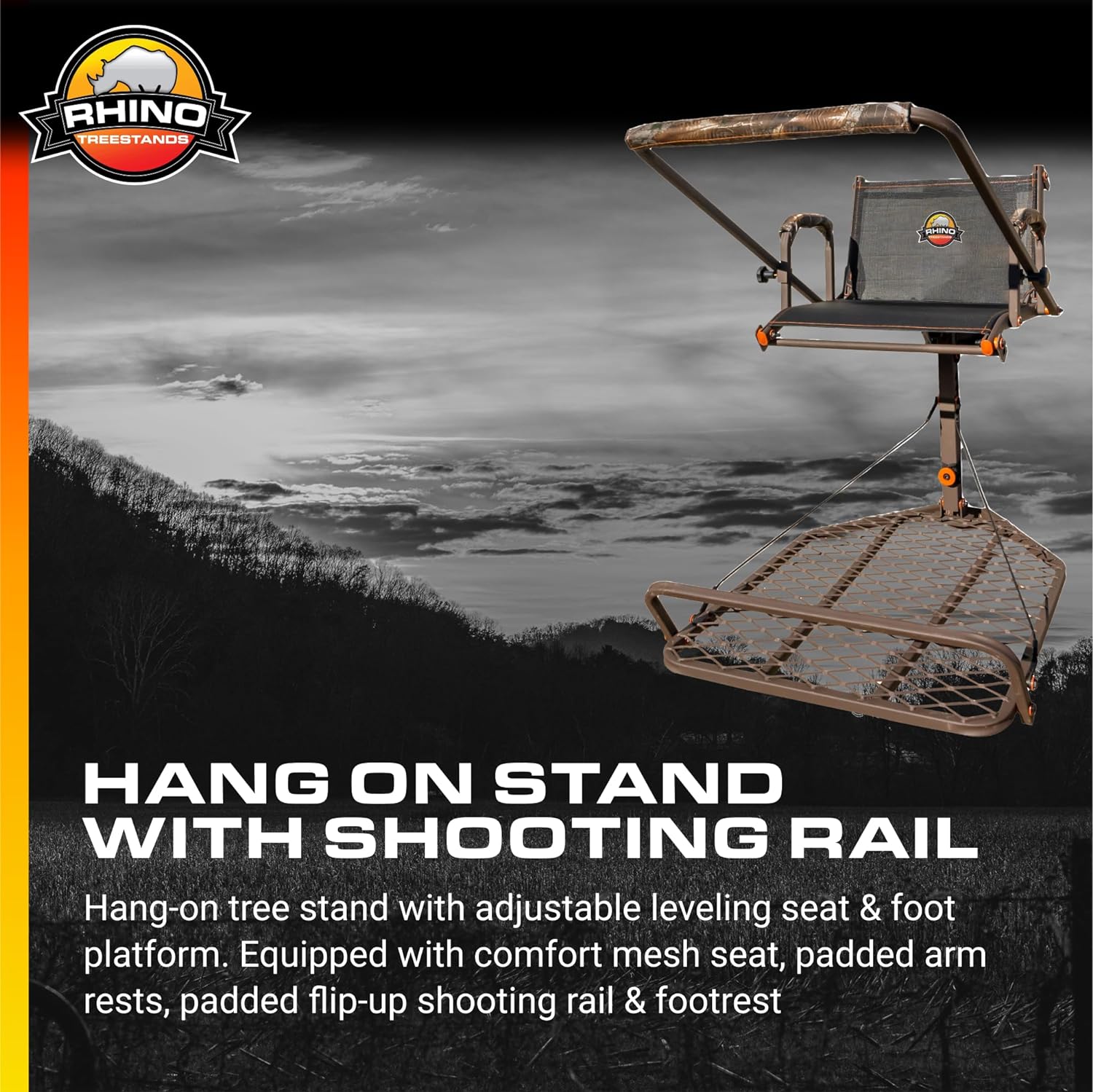 Rhino Hang On Stand with Shooting Rail