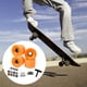 thumbnail image 4 of Eigraketly Ruedas de monopatín de 51mm, rodamientos de rodillos de tabla larga, arandelas, juego de bujes de patinaje de calle, parque, deportes al aire Patinetes eléctricos Naranja Eigraketly OD020102-05, 4 of 6