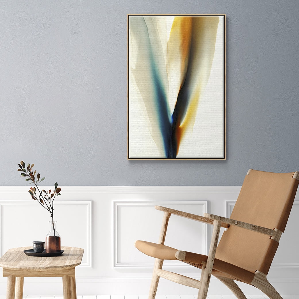 Surreal Tendencies Framed Premium Gallery Wrapped Canvas - Ready to Hang - 17 x 25 - Natural Wood Floating Frame