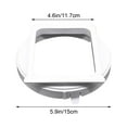 thumbnail image 3 of Elainilye Exhaust Duct Interface for Air Conditioner, Portable Conditioning Exhaust Hose Adapter, For Replacement Parts 150 Mm Conditioning Hose Adapter, 3 of 8