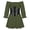 Army Green-B, variant on Girls Pirate Costume Long Sleeves Fairy Dress Girls with Corset Belt A Line Princess Dresses