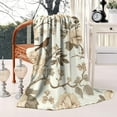 thumbnail image 2 of Pioneer Flower and Bird Blanket,Comfortable Soft Flannel Throw Blanket,All Season,Warm Lightweight Blankets for Sofa Bed Couch Living Room Chair,50"x60"(130x150cm), 2 of 3