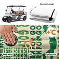 thumbnail image 5 of Bulopur Golf Seat Covers for Cart Washable Golf Cart Towel Seat Covers with 4 Front Pockets Compatible with EZGO, Yamaha, Club Car Gift for Friends, 5 of 8