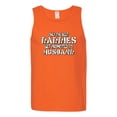 thumbnail image 2 of Wild Bobby, Only the Best Daddies Gets Promoted to Husband, Father's Day, Men Graphic Tank Top, Orange, XX-Large, 2 of 3